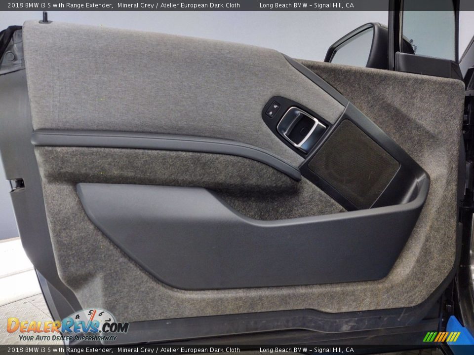 2018 BMW i3 S with Range Extender Mineral Grey / Atelier European Dark Cloth Photo #13