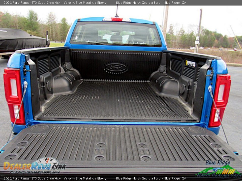 2021 Ford Ranger STX SuperCrew 4x4 Velocity Blue Metallic / Ebony Photo #14