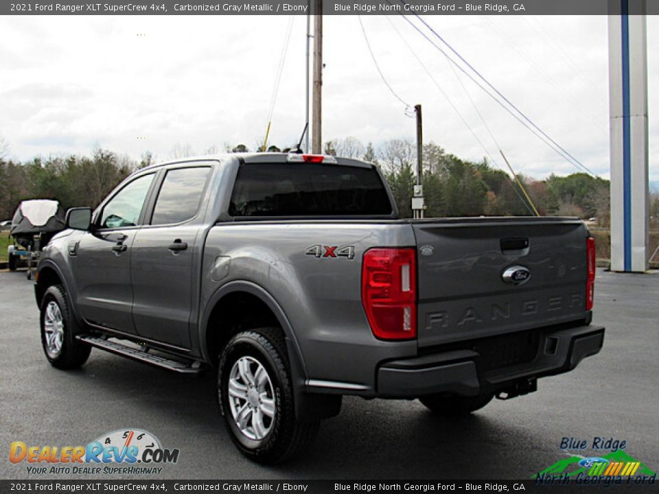 2021 Ford Ranger XLT SuperCrew 4x4 Carbonized Gray Metallic / Ebony Photo #3