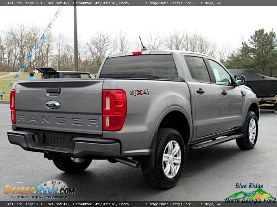 2021 Ford Ranger XLT SuperCrew 4x4 Carbonized Gray Metallic / Ebony Photo #5