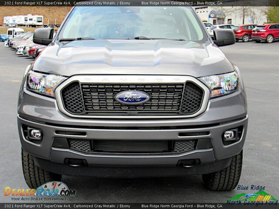 2021 Ford Ranger XLT SuperCrew 4x4 Carbonized Gray Metallic / Ebony Photo #8