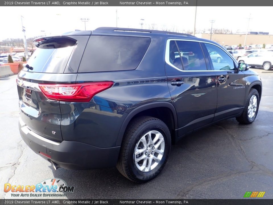 2019 Chevrolet Traverse LT AWD Graphite Metallic / Jet Black Photo #9