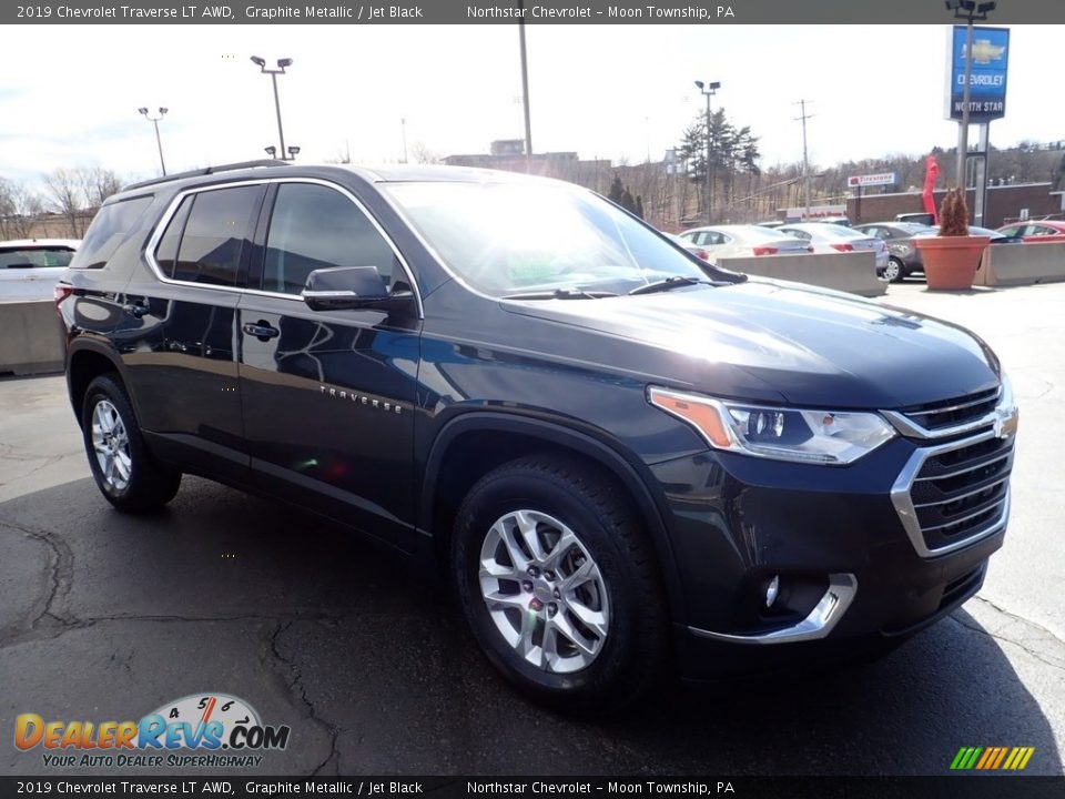 2019 Chevrolet Traverse LT AWD Graphite Metallic / Jet Black Photo #11