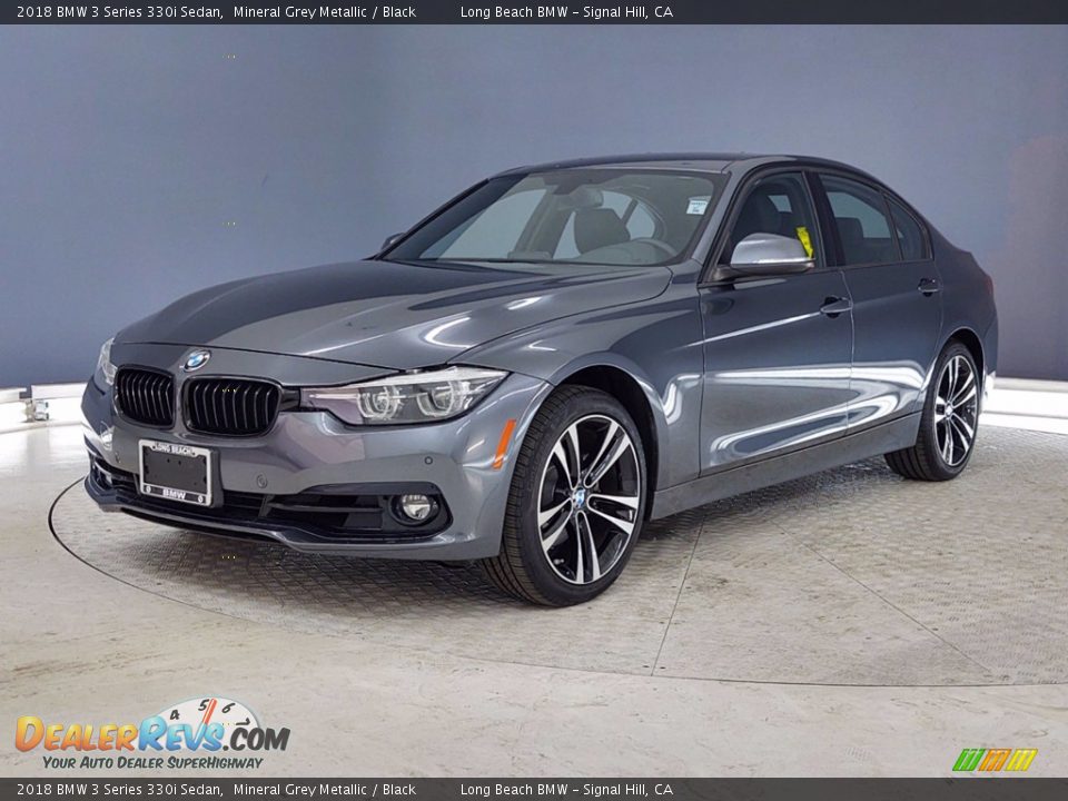 2018 BMW 3 Series 330i Sedan Mineral Grey Metallic / Black Photo #3