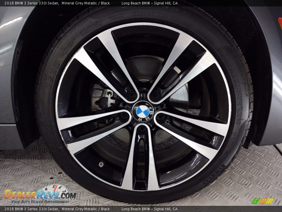 2018 BMW 3 Series 330i Sedan Mineral Grey Metallic / Black Photo #6