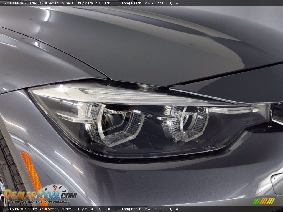 2018 BMW 3 Series 330i Sedan Mineral Grey Metallic / Black Photo #7