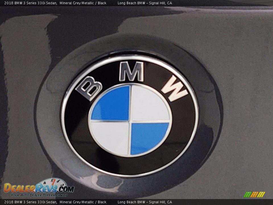 2018 BMW 3 Series 330i Sedan Mineral Grey Metallic / Black Photo #10