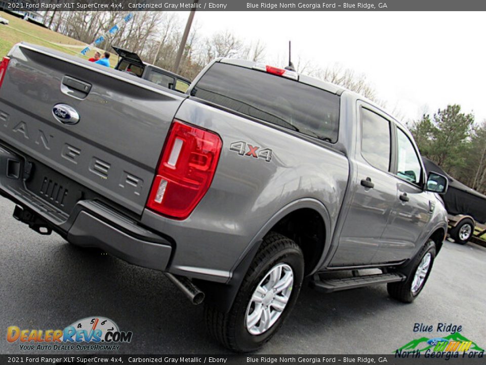 2021 Ford Ranger XLT SuperCrew 4x4 Carbonized Gray Metallic / Ebony Photo #26