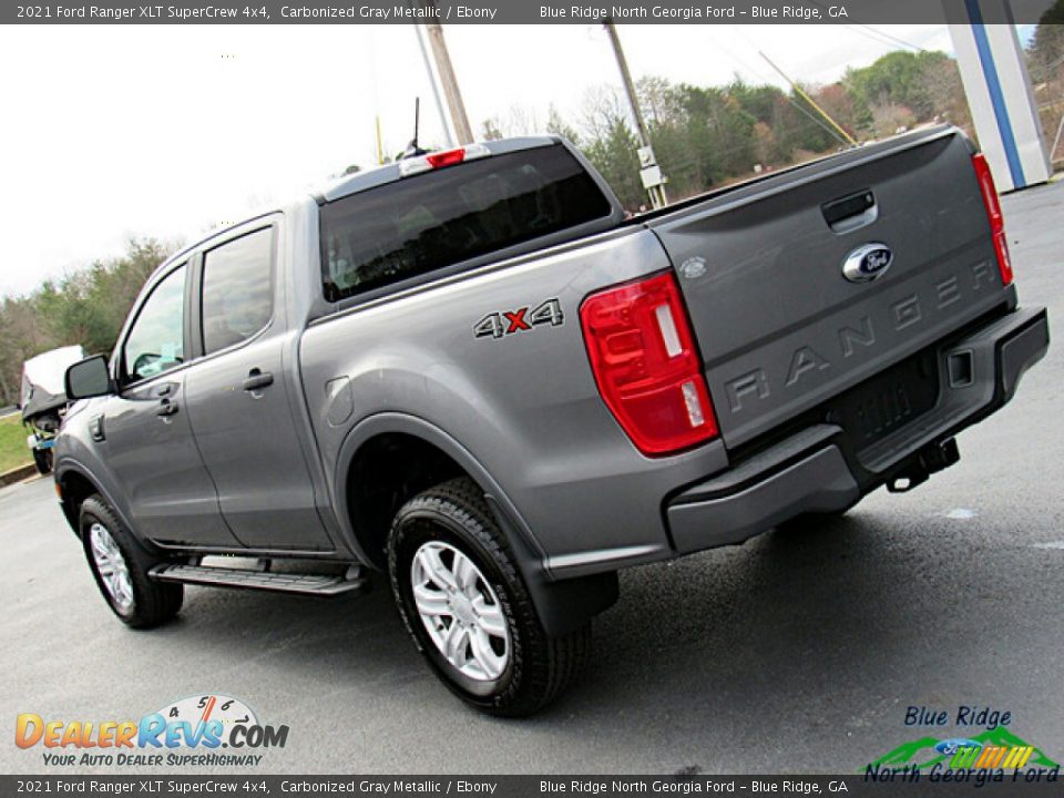 2021 Ford Ranger XLT SuperCrew 4x4 Carbonized Gray Metallic / Ebony Photo #27