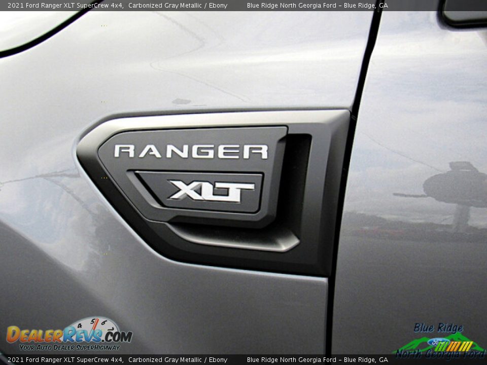 2021 Ford Ranger XLT SuperCrew 4x4 Carbonized Gray Metallic / Ebony Photo #28
