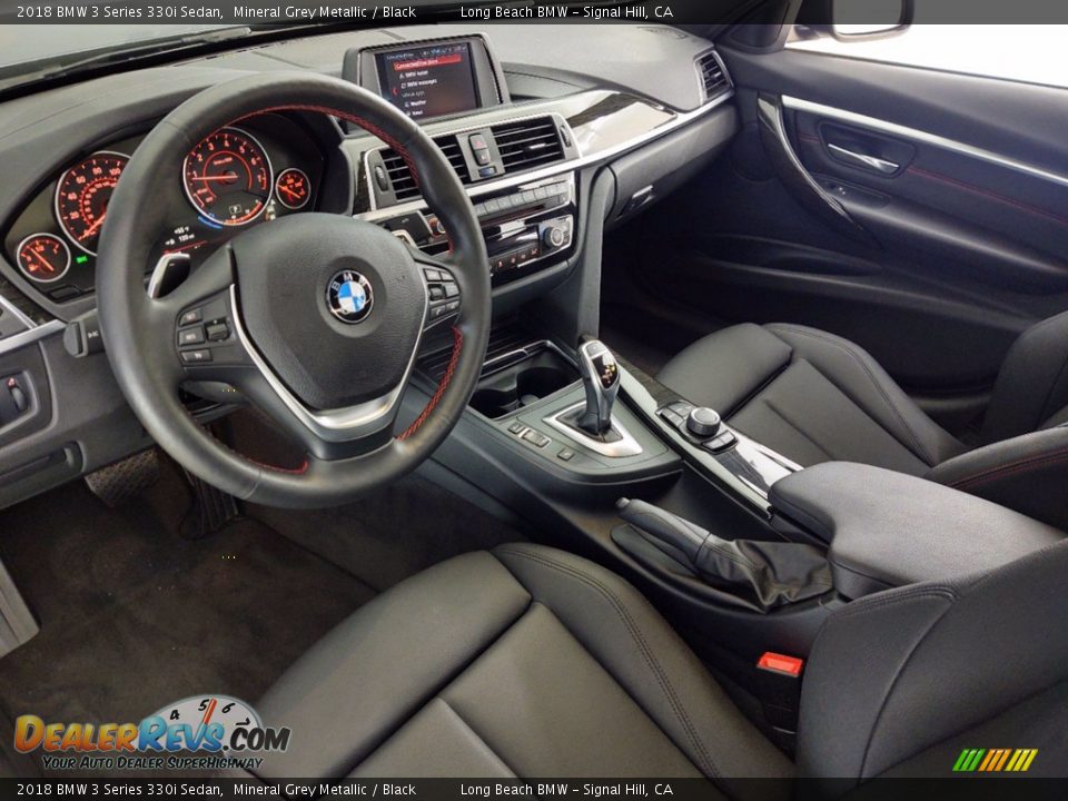 2018 BMW 3 Series 330i Sedan Mineral Grey Metallic / Black Photo #16