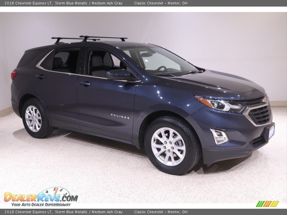 2018 Chevrolet Equinox LT Storm Blue Metallic / Medium Ash Gray Photo #1