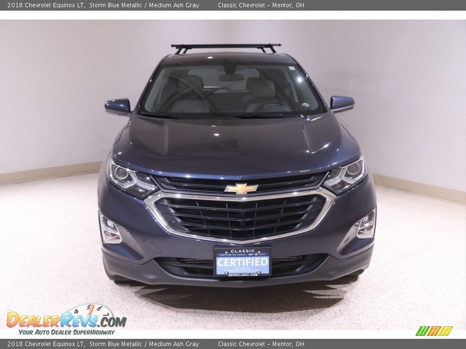 2018 Chevrolet Equinox LT Storm Blue Metallic / Medium Ash Gray Photo #2