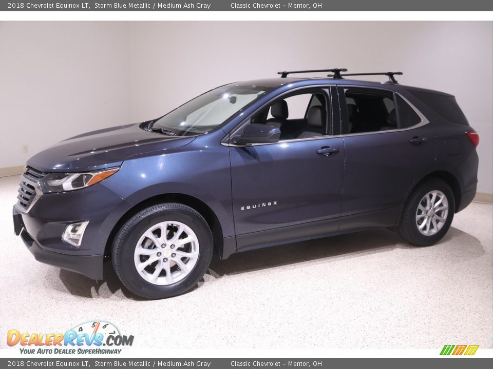 2018 Chevrolet Equinox LT Storm Blue Metallic / Medium Ash Gray Photo #3