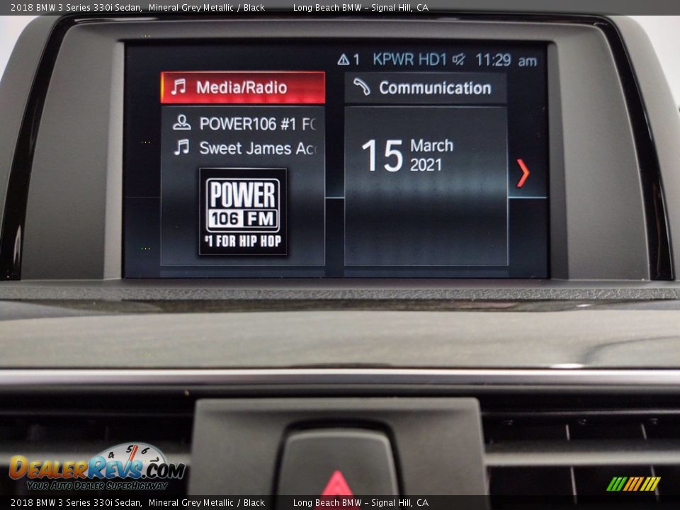 2018 BMW 3 Series 330i Sedan Mineral Grey Metallic / Black Photo #23