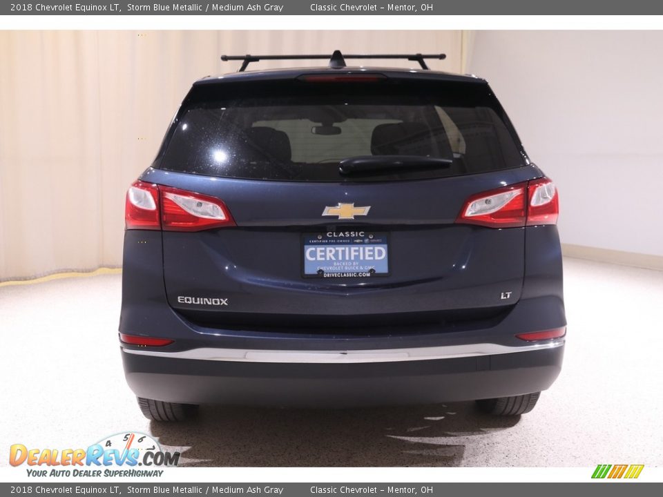 2018 Chevrolet Equinox LT Storm Blue Metallic / Medium Ash Gray Photo #16