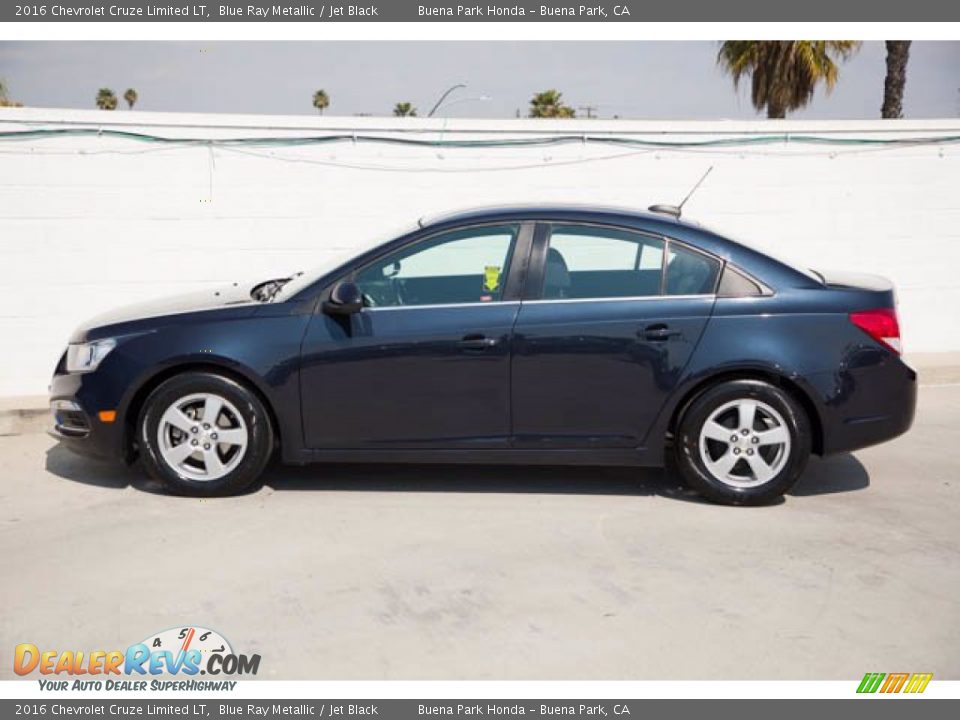 2016 Chevrolet Cruze Limited LT Blue Ray Metallic / Jet Black Photo #8