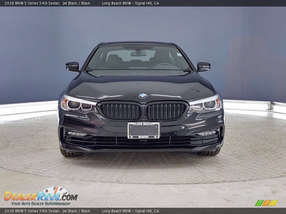 2018 BMW 5 Series 540i Sedan Jet Black / Black Photo #2