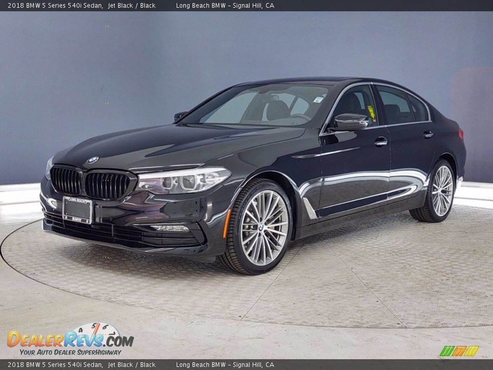 2018 BMW 5 Series 540i Sedan Jet Black / Black Photo #3