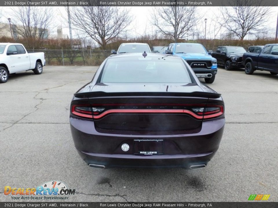 2021 Dodge Charger SXT AWD Hellraisin / Black Photo #6