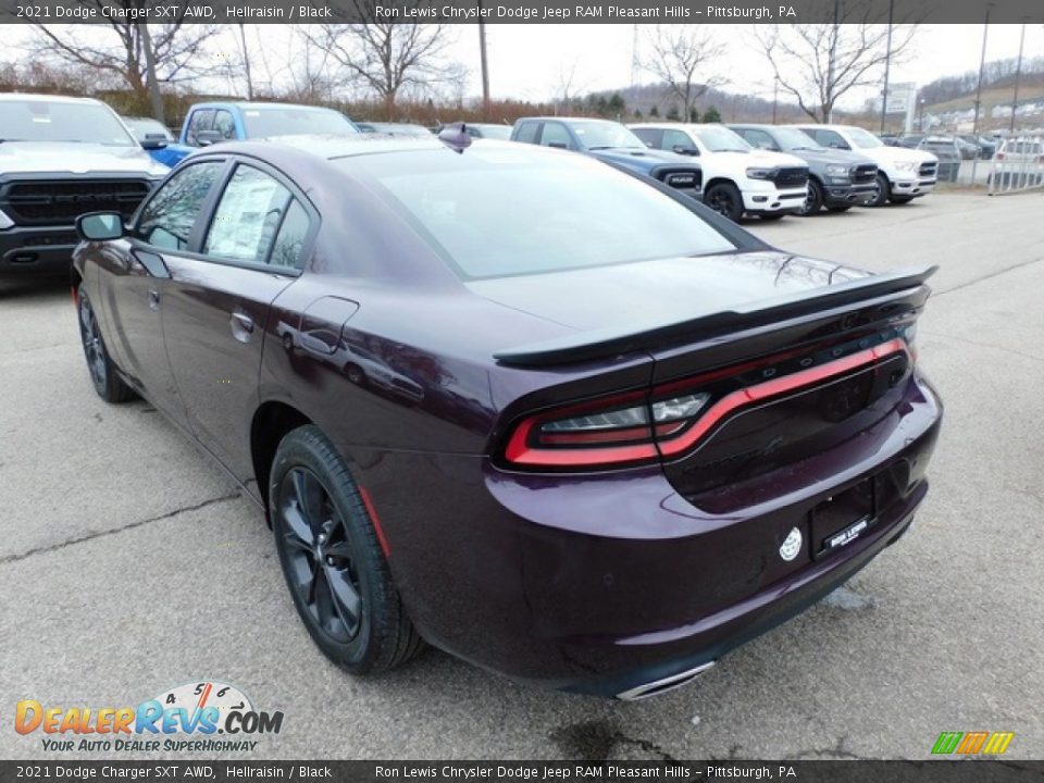 2021 Dodge Charger SXT AWD Hellraisin / Black Photo #8