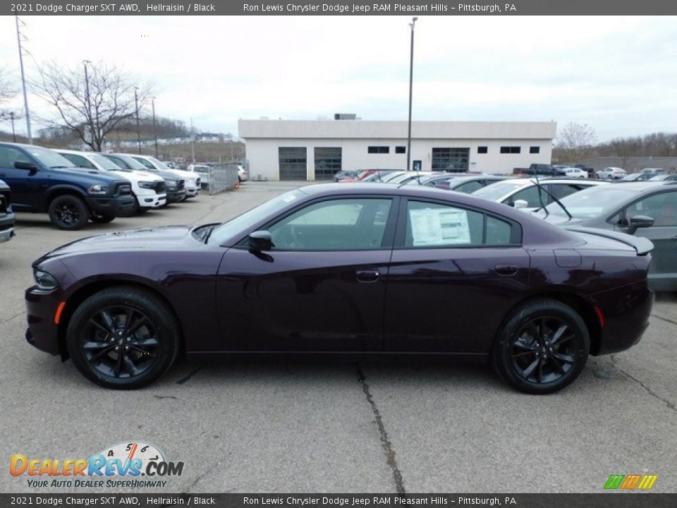 2021 Dodge Charger SXT AWD Hellraisin / Black Photo #9