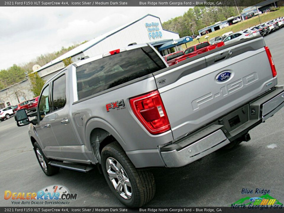 2021 Ford F150 XLT SuperCrew 4x4 Iconic Silver / Medium Dark Slate Photo #29