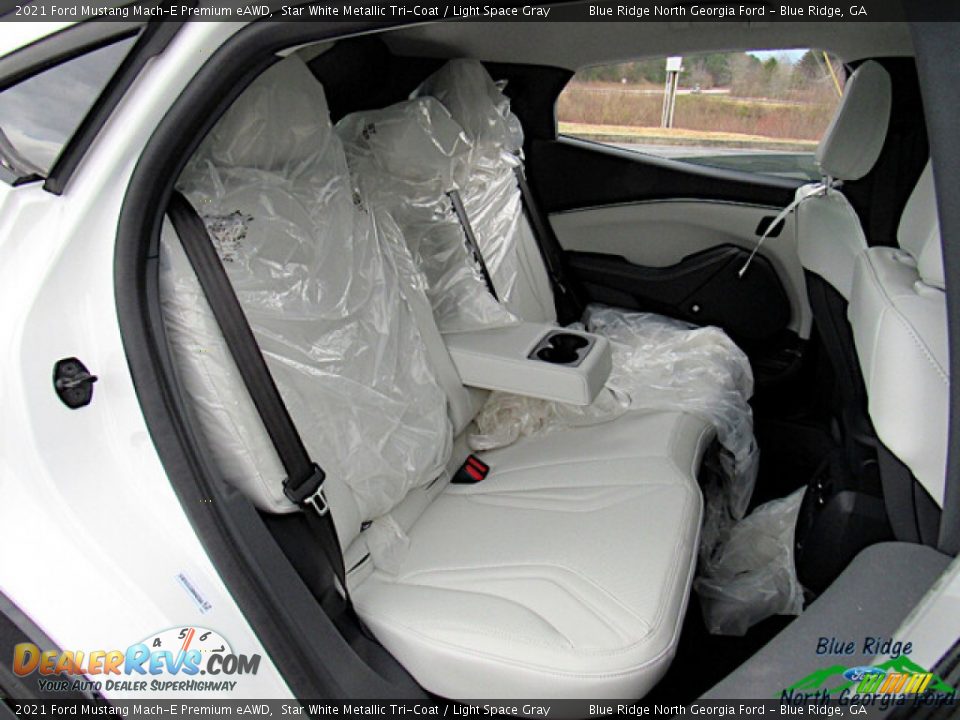 2021 Ford Mustang Mach-E Premium eAWD Star White Metallic Tri-Coat / Light Space Gray Photo #13