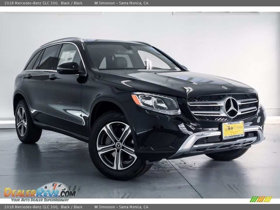 2018 Mercedes-Benz GLC 300 Black / Black Photo #12