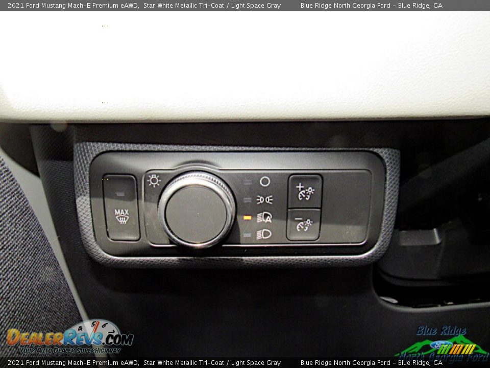 2021 Ford Mustang Mach-E Premium eAWD Star White Metallic Tri-Coat / Light Space Gray Photo #20