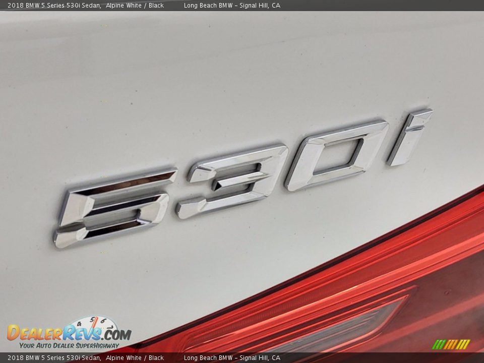 2018 BMW 5 Series 530i Sedan Alpine White / Black Photo #11