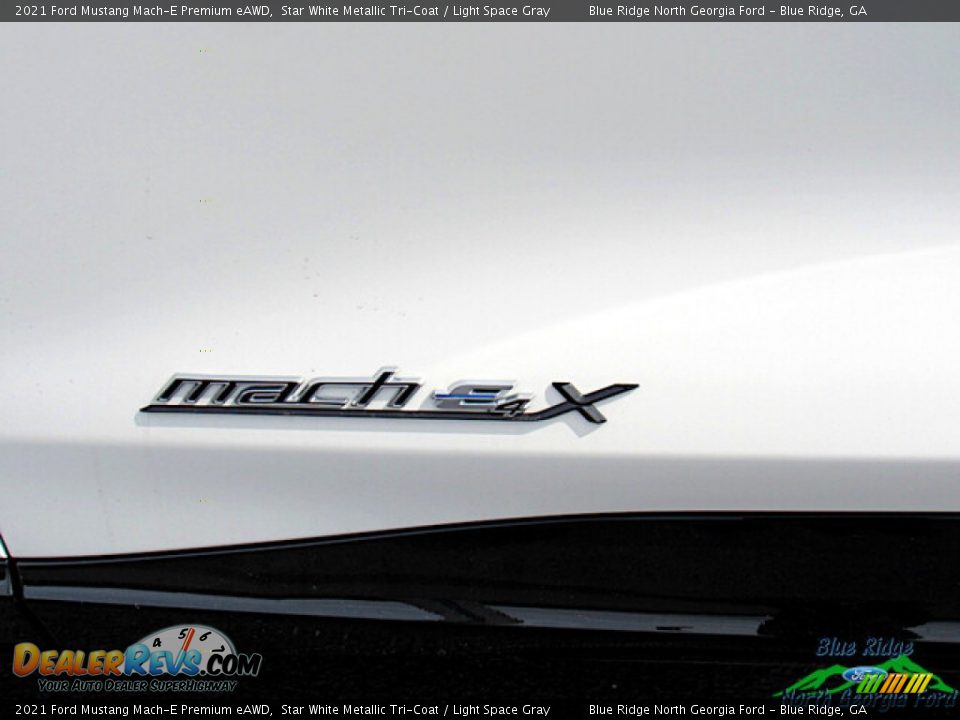 2021 Ford Mustang Mach-E Premium eAWD Star White Metallic Tri-Coat / Light Space Gray Photo #30