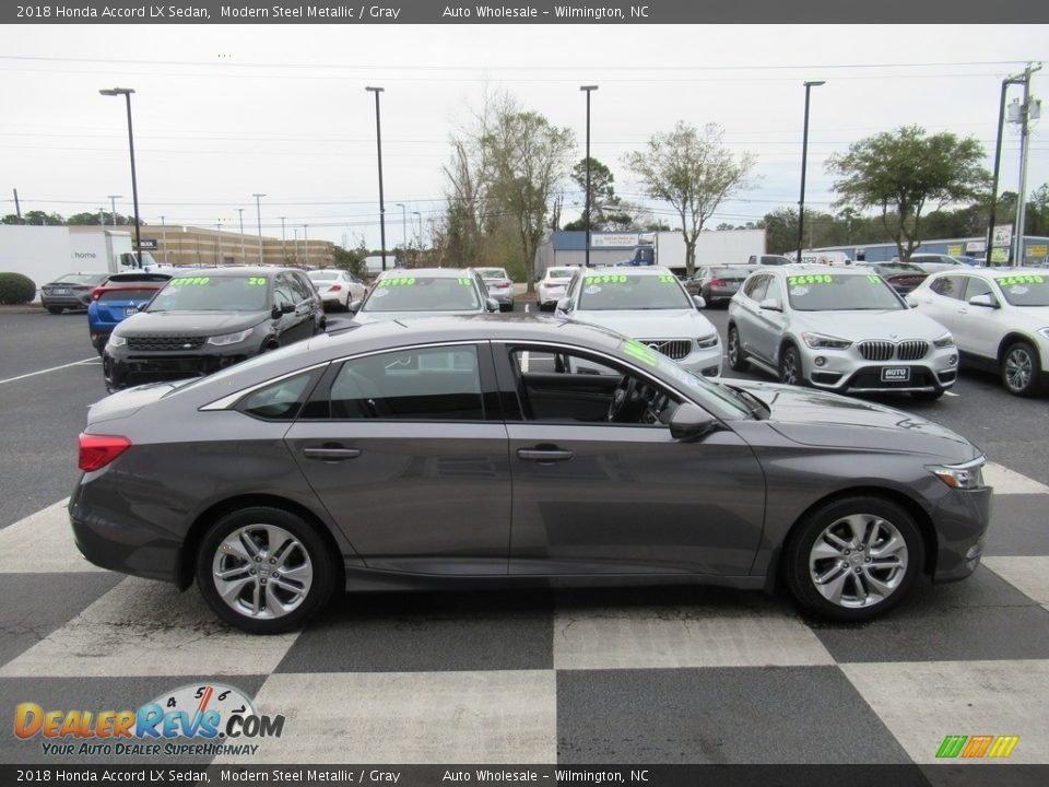 2018 Honda Accord LX Sedan Modern Steel Metallic / Gray Photo #3