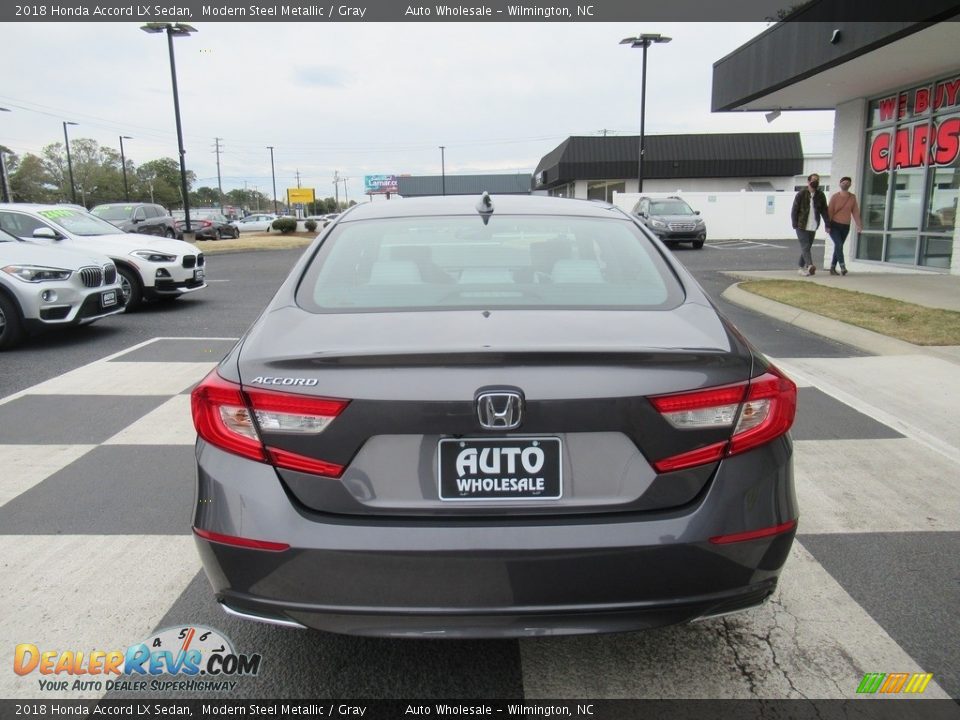 2018 Honda Accord LX Sedan Modern Steel Metallic / Gray Photo #4