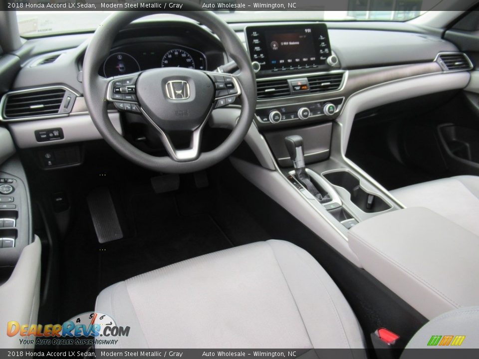 2018 Honda Accord LX Sedan Modern Steel Metallic / Gray Photo #15