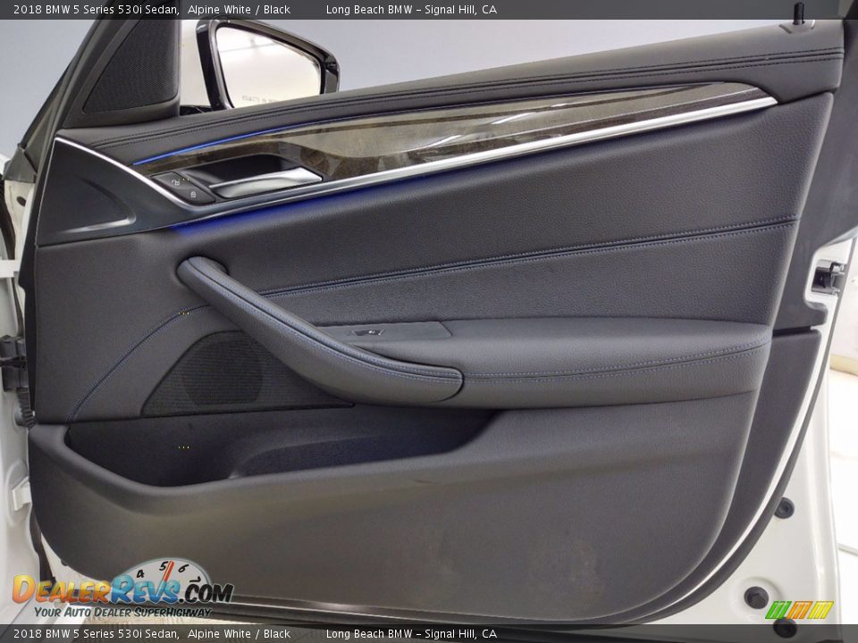 2018 BMW 5 Series 530i Sedan Alpine White / Black Photo #32