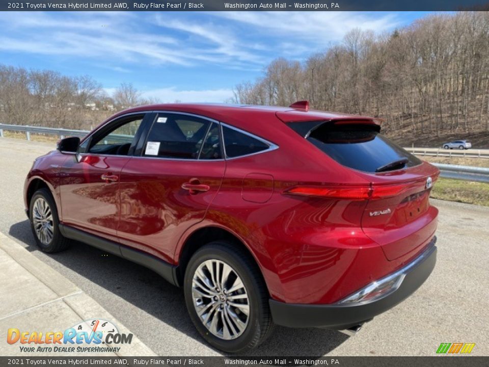 2021 Toyota Venza Hybrid Limited AWD Ruby Flare Pearl / Black Photo #2