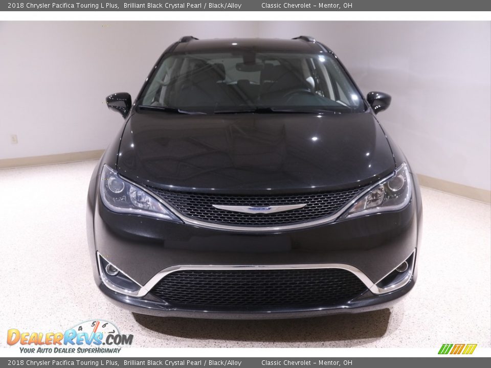 2018 Chrysler Pacifica Touring L Plus Brilliant Black Crystal Pearl / Black/Alloy Photo #2