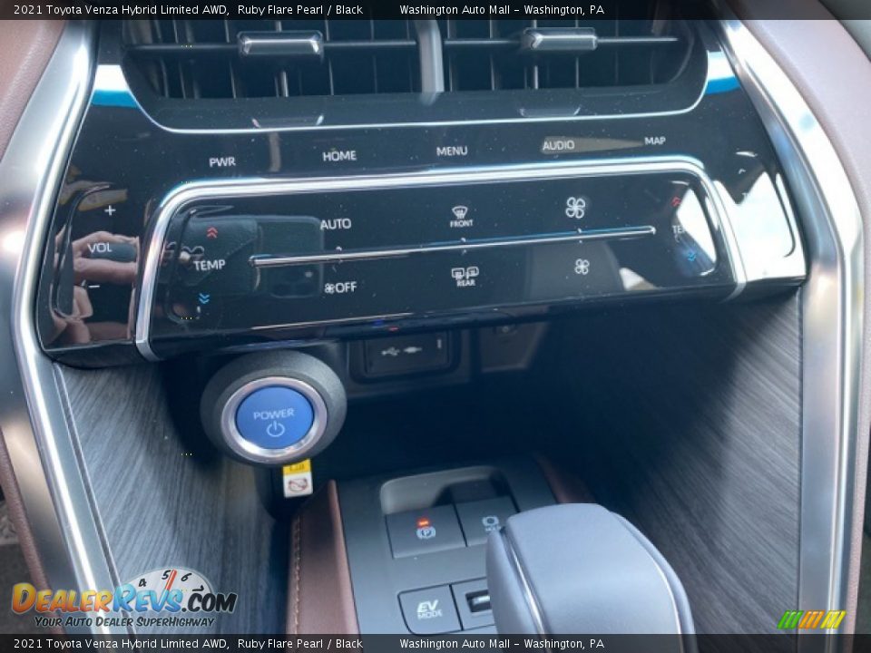 2021 Toyota Venza Hybrid Limited AWD Ruby Flare Pearl / Black Photo #18