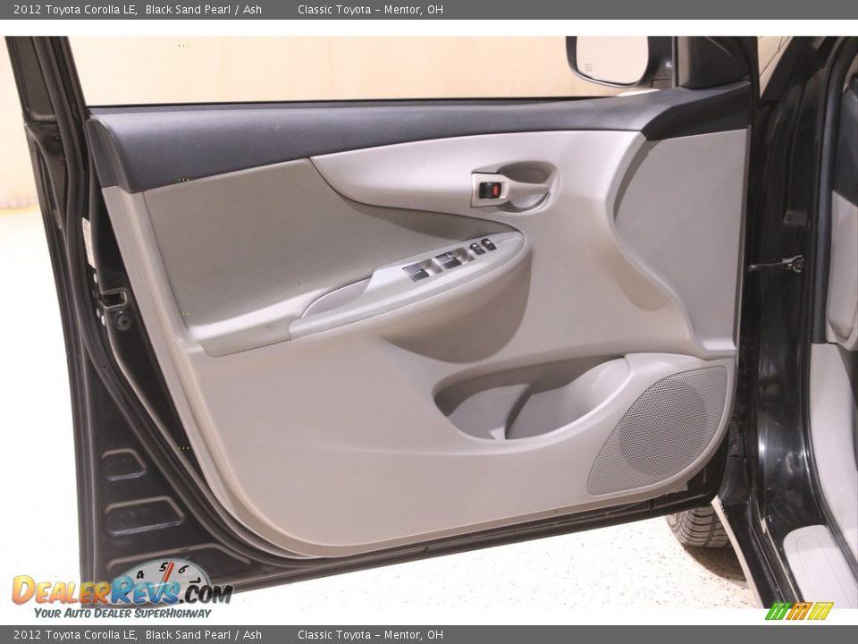 2012 Toyota Corolla LE Black Sand Pearl / Ash Photo #4