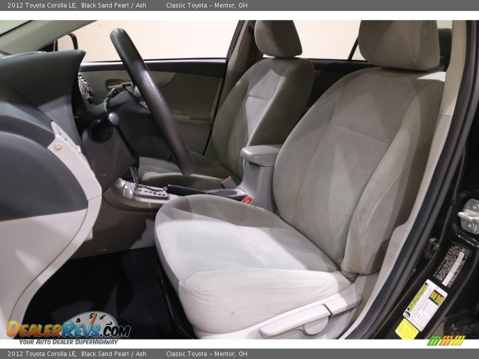 2012 Toyota Corolla LE Black Sand Pearl / Ash Photo #5