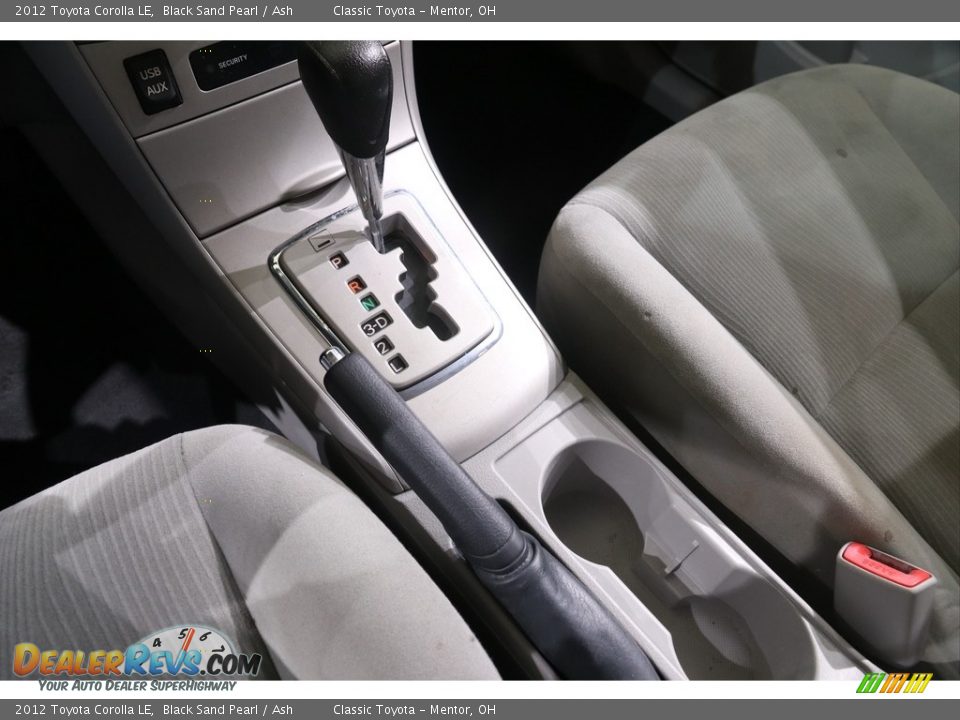 2012 Toyota Corolla LE Black Sand Pearl / Ash Photo #10