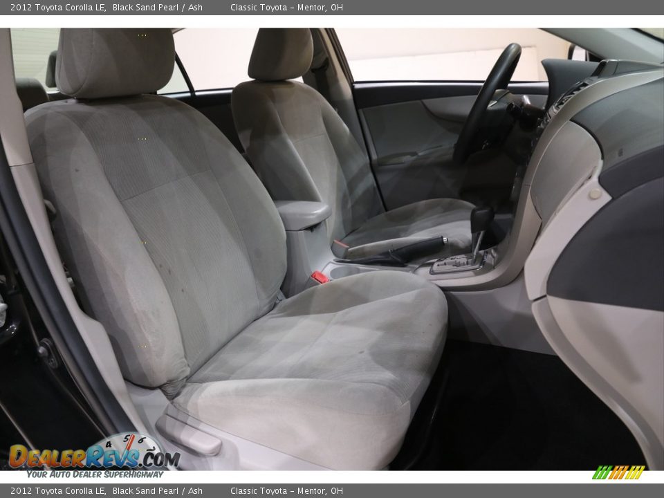 2012 Toyota Corolla LE Black Sand Pearl / Ash Photo #12