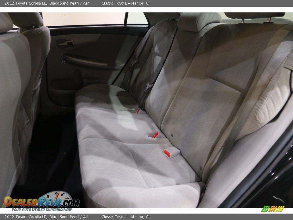 2012 Toyota Corolla LE Black Sand Pearl / Ash Photo #14