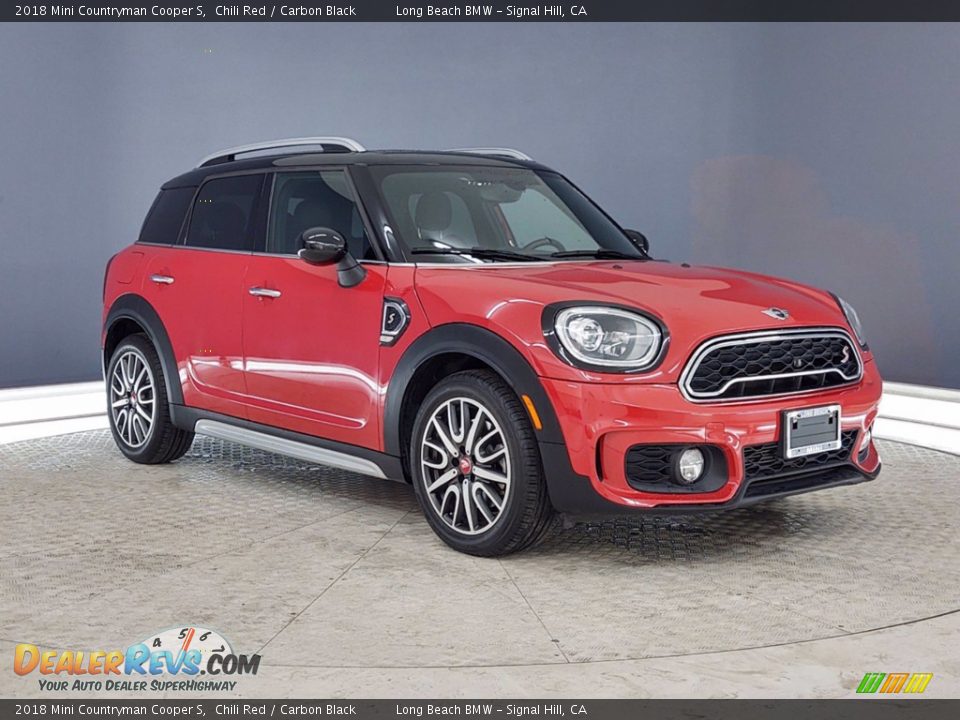 2018 Mini Countryman Cooper S Chili Red / Carbon Black Photo #1