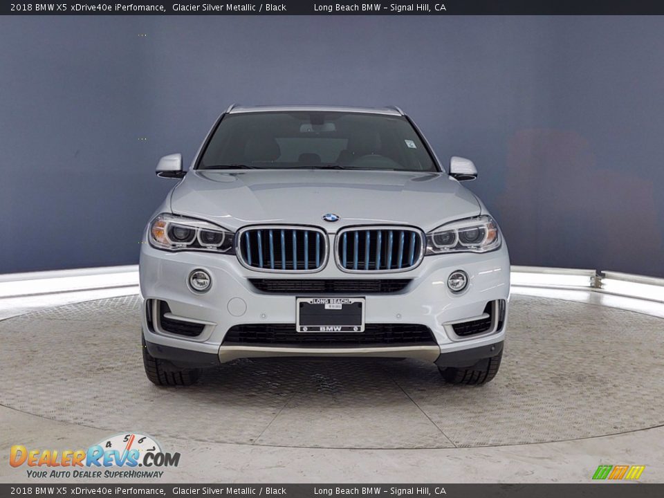 2018 BMW X5 xDrive40e iPerfomance Glacier Silver Metallic / Black Photo #2