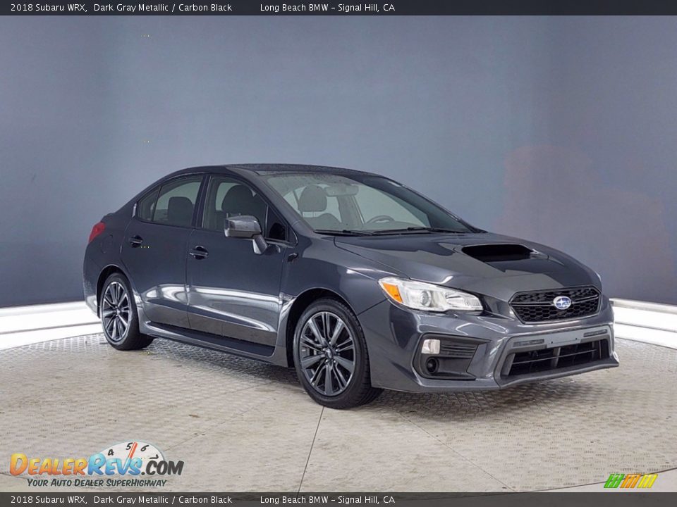 2018 Subaru WRX Dark Gray Metallic / Carbon Black Photo #1