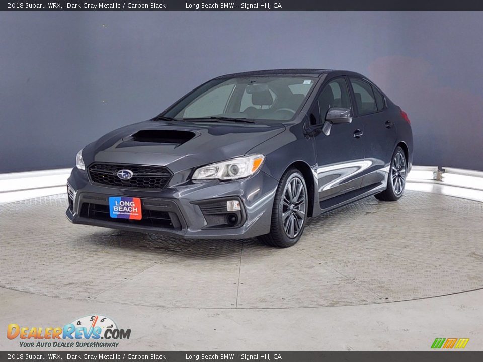 2018 Subaru WRX Dark Gray Metallic / Carbon Black Photo #3