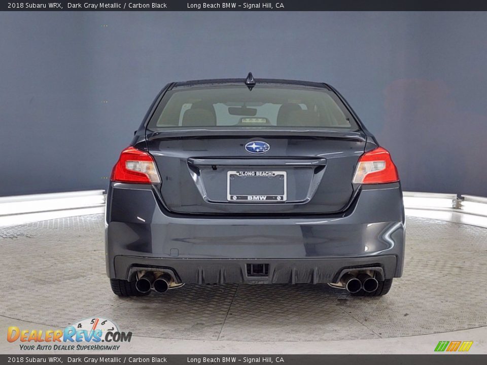 2018 Subaru WRX Dark Gray Metallic / Carbon Black Photo #4