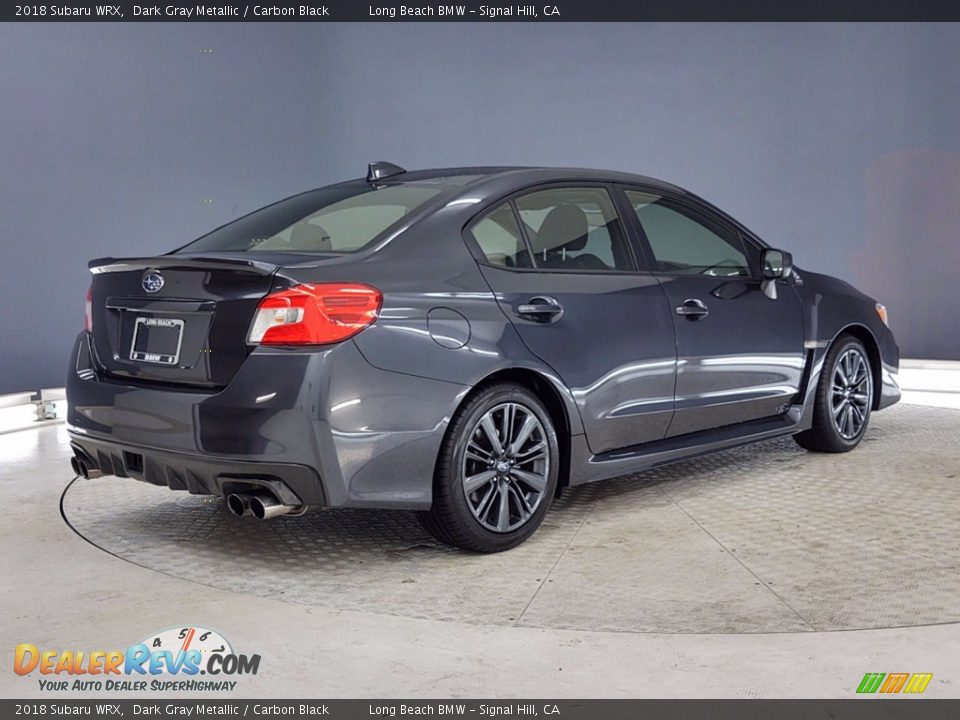 2018 Subaru WRX Dark Gray Metallic / Carbon Black Photo #5